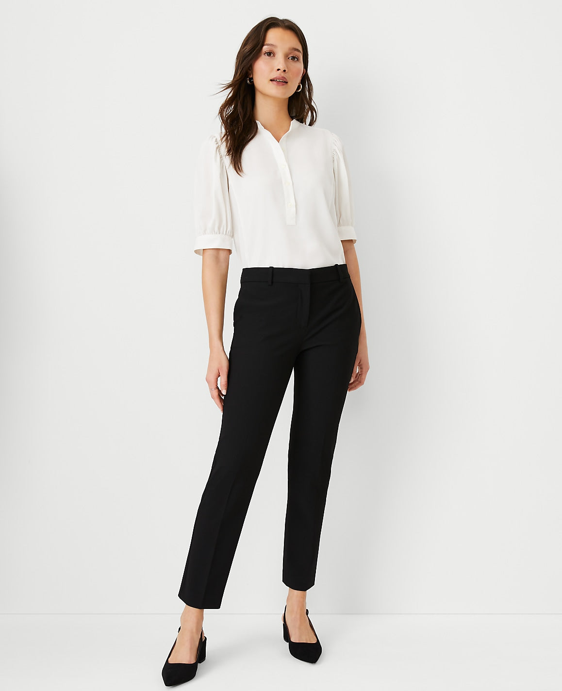 The Tall Ankle Pant In Bi-Stretch | Vinci Leather