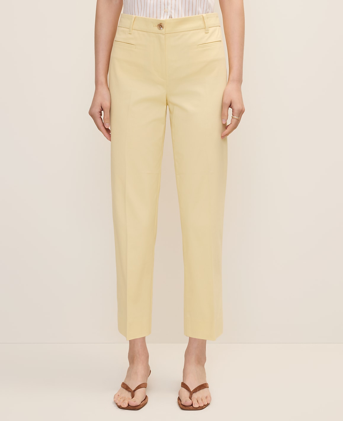 The Cotton Crop Pant — Curvy Fit | Vinci Leather