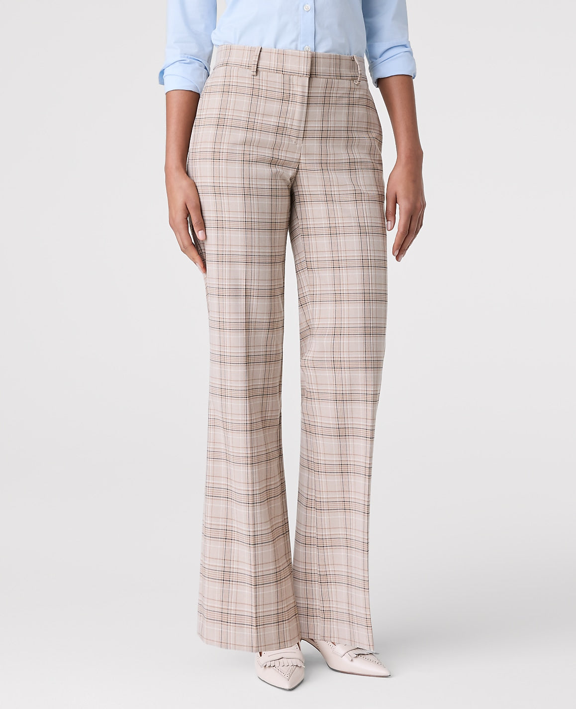 The Jayne Trouser in Plaid - Curvy Fit | Vinci Leather