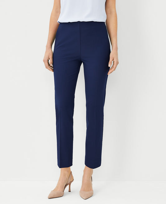 The Side Zip Ankle Pant in Bi-Stretch — Curvy Fit | Vinci Leather