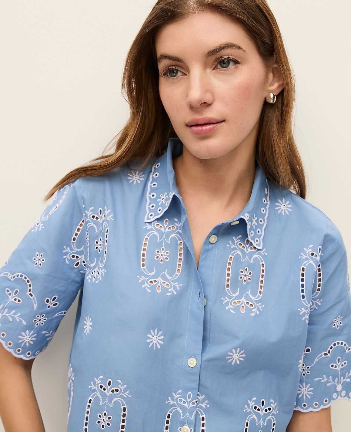 Weekend Eyelet Blouse | Vinci Leather