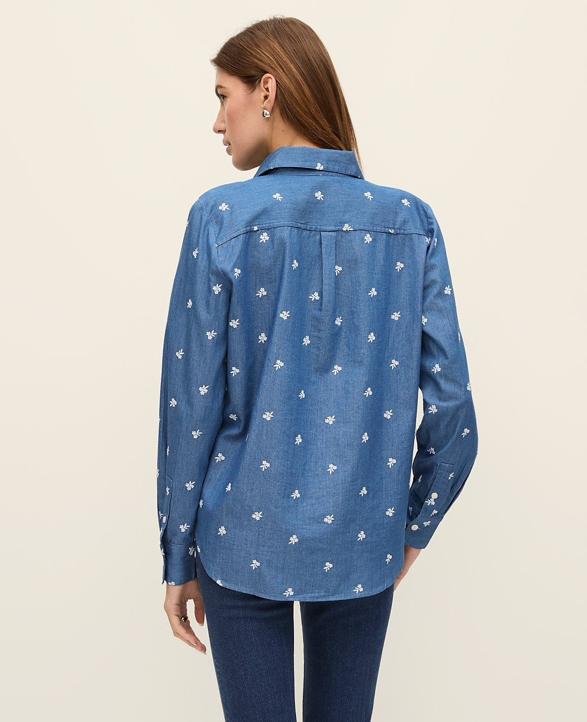Weekend Chambray Relaxed Perfect Shirt | Vinci Leather
