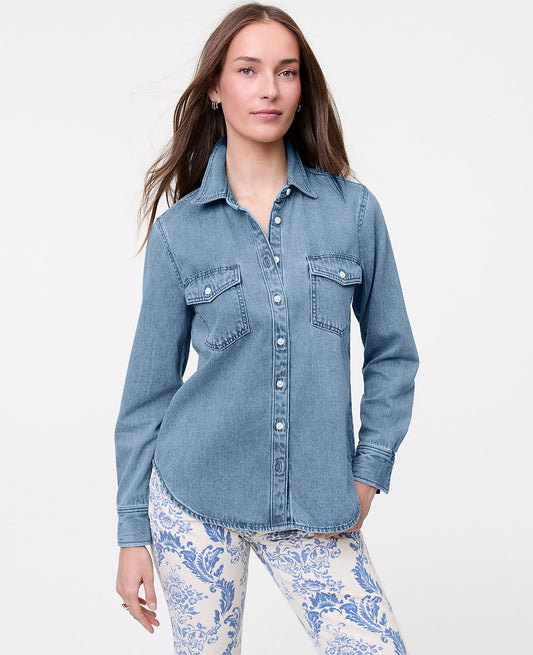 Weekend Denim Pocket Shirt | Vinci Leather