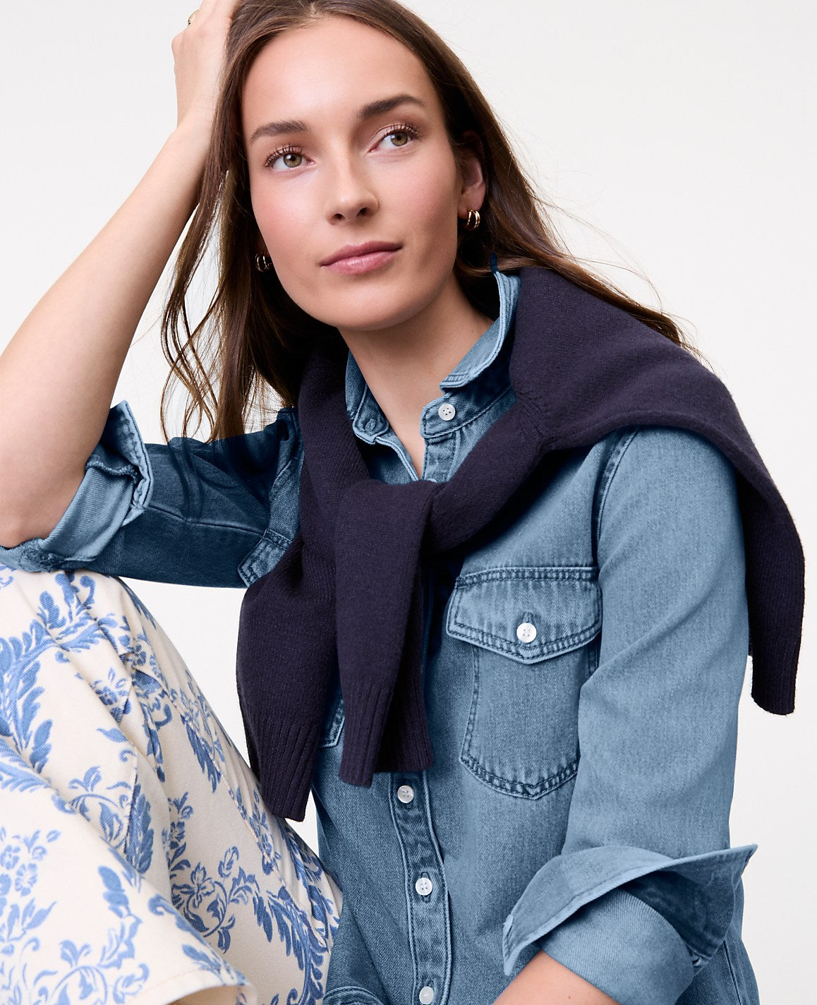 Weekend Denim Pocket Shirt | Vinci Leather