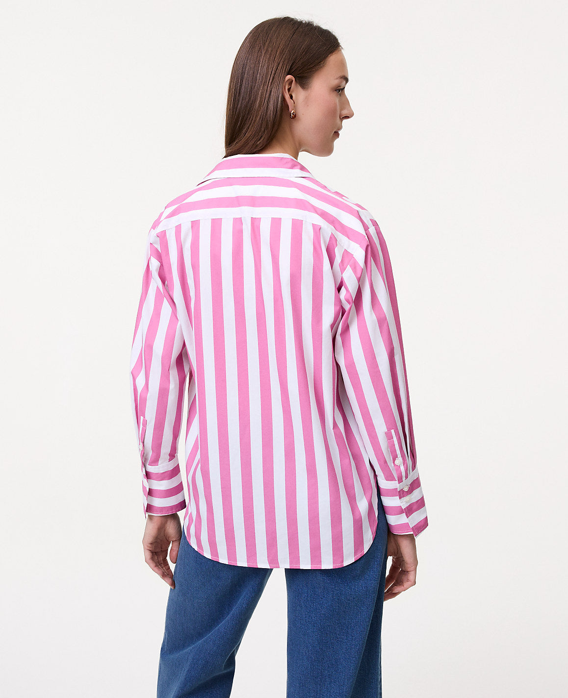 Weekend Striped Oversized Shirt | Vinci Leather