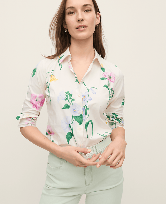 Floral Perfect Shirt | Vinci Leather