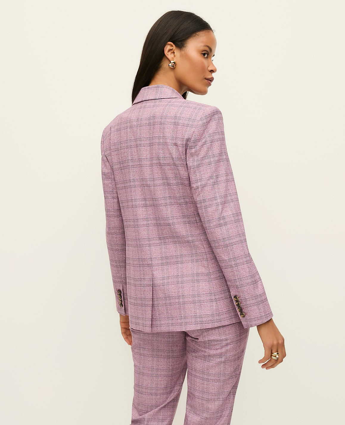 The Greenwich Blazer in Plaid | Vinci Leather