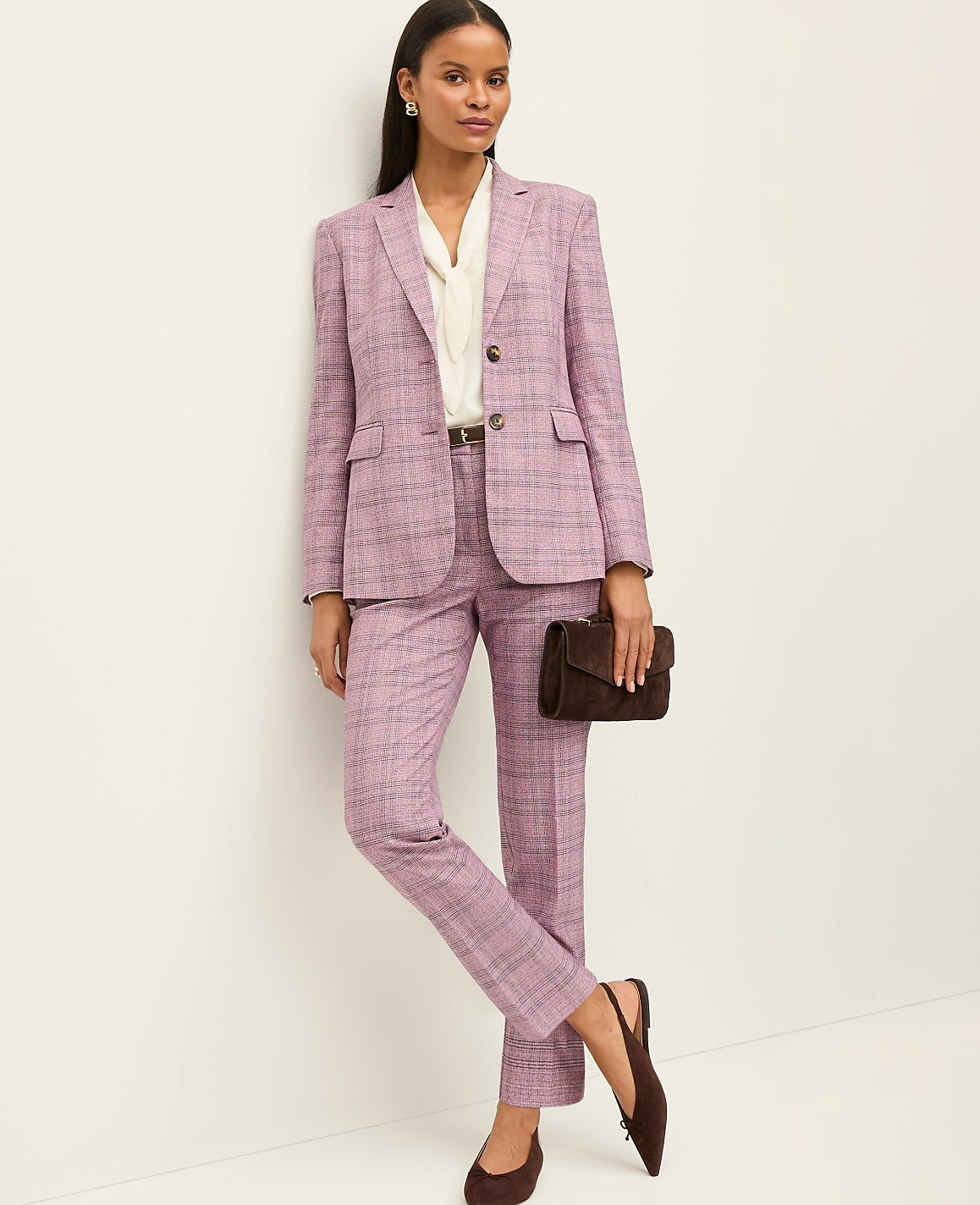 The Greenwich Blazer in Plaid | Vinci Leather